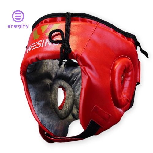 کلاه بوکس و رزمی ویسینگ پاکستانی در رنگ قرمز با فوم درجه یک.